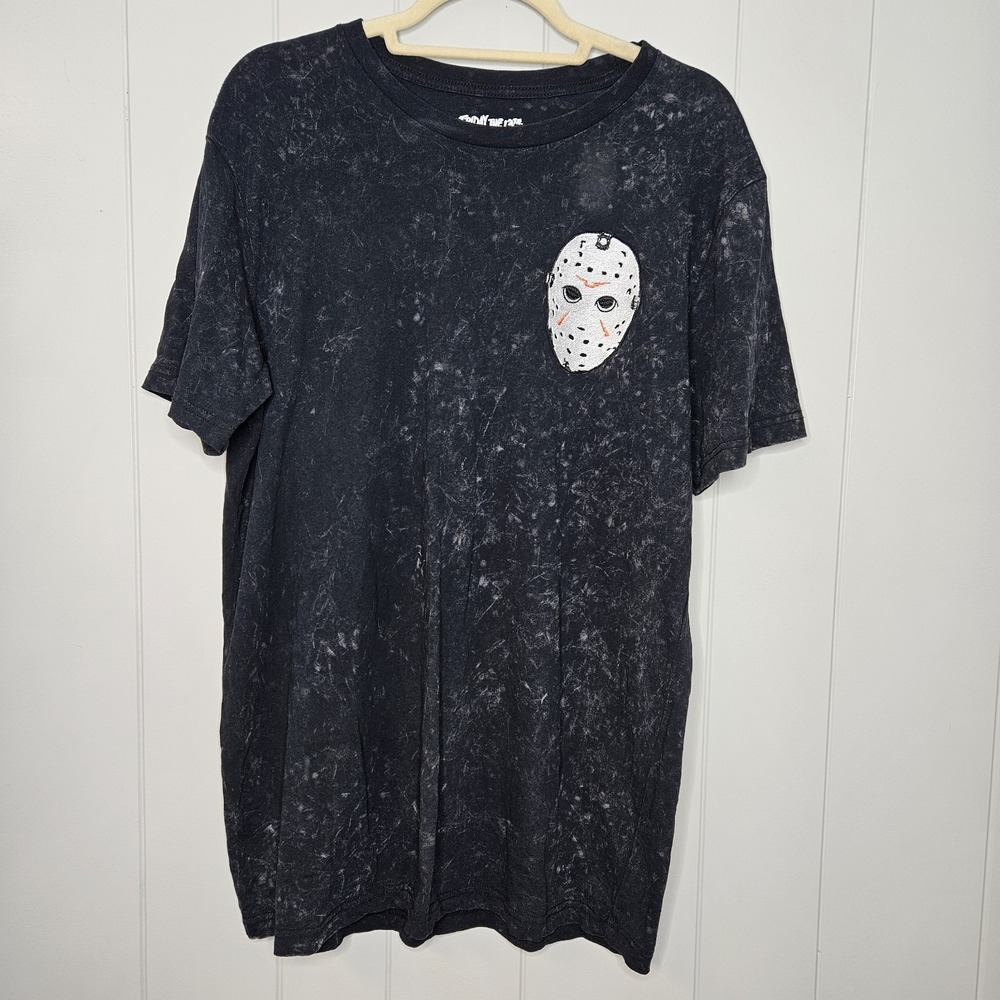Friday The 13th Tee Shirt Black Size Large